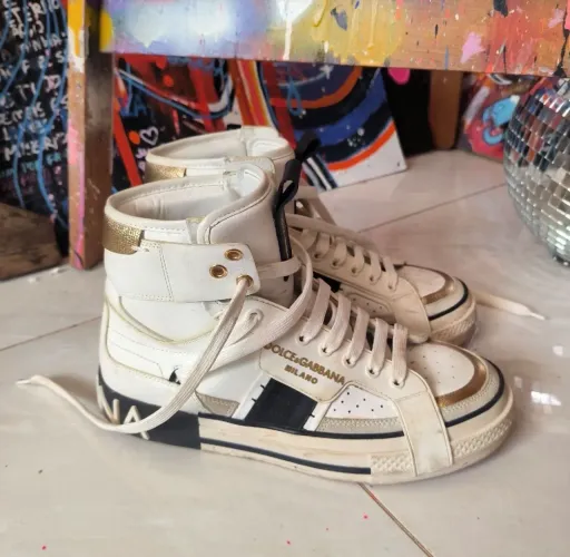 Tênis Dolce & Gabbana Cano Alto