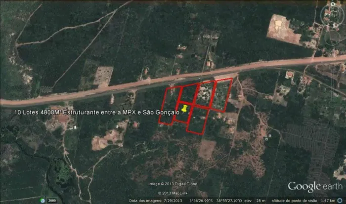 Terreno à venda, 4800 m² - Pecém - São Gonçalo do Amarante/CE