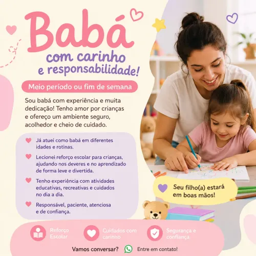 Babá na região de barueri