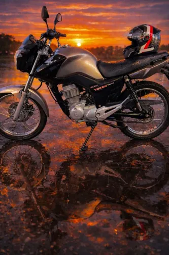 Honda CG 150 Fan ESDi Flex - Impecável e Econômica