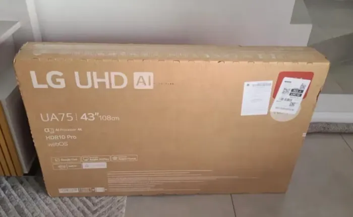Tv Lg Smart 43p 4k Ai Comando de Voz 43ua7500psa