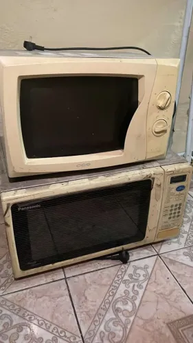 Microondas com defeito
