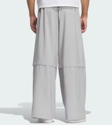 Calça Adidas zip off cinza