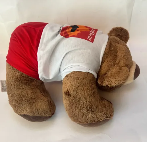 Urso de Pelúcia Colecionável Maple Bear original- logo fundamental