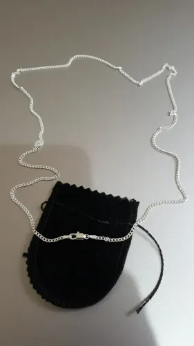 Cordão de prata novo