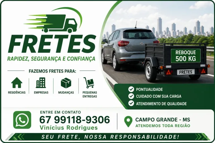 Frete barato e de segurança