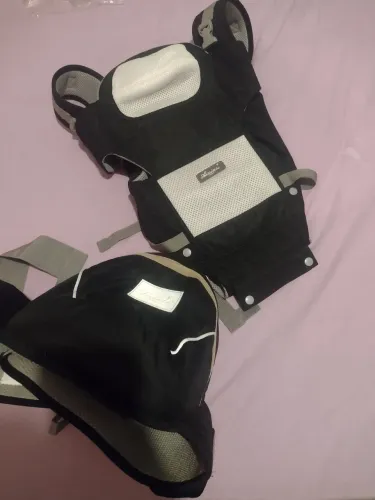Canguru Para Bebe Confort Seguro C/ Apoio E Bolsa Ergonômico