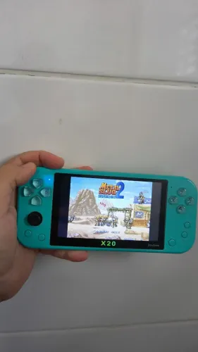 Videogame portátil Powkiddy X20 doubles tela de 4"