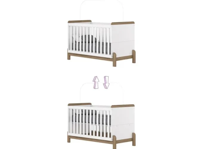 Berço que vira cama