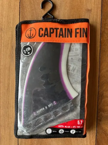 Quilhas Futures Captain Fin Chippa Wilson twin+estabilizador - novas, sem uso 