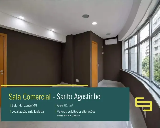 Sala Comercial à venda no bairro Santo Agostinho em Belo Horizonte/MG