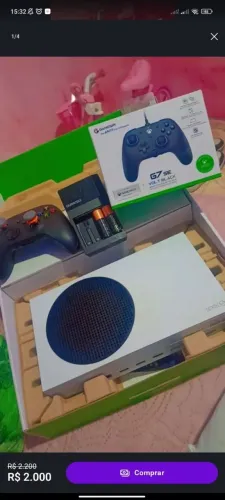 Xbox Série S/ 2 controles com fio