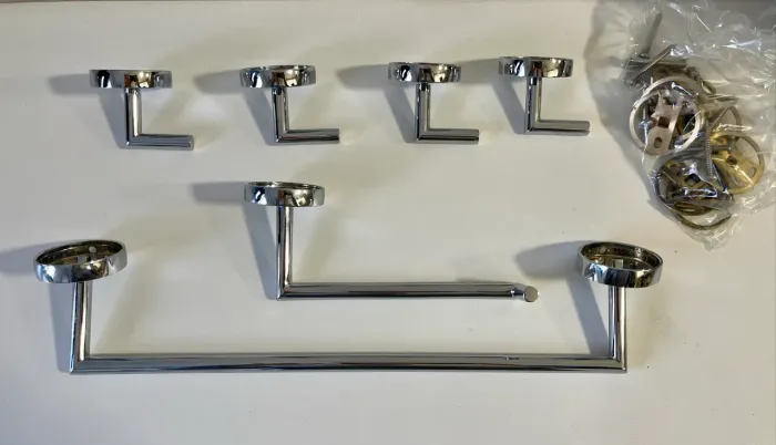 Kit Deca Disco inox cromado
