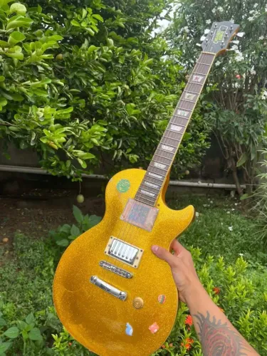 Guitarra  less paul  mais um cubebaby com defeito