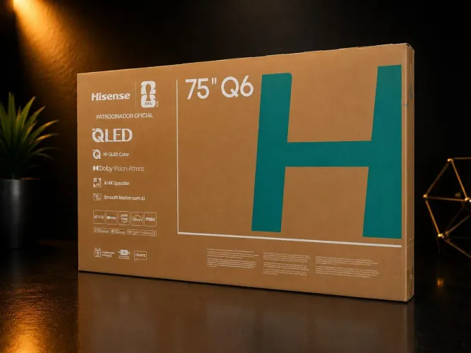 Smart TV Hisense HI-QLED 4K 75" polegadas (Nova)
