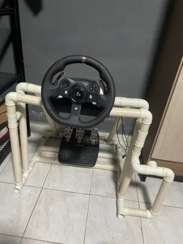 Volante Logitech G920 Driving Force e Pedais com Force Feedback (Com Projeto de COCKPIT)
