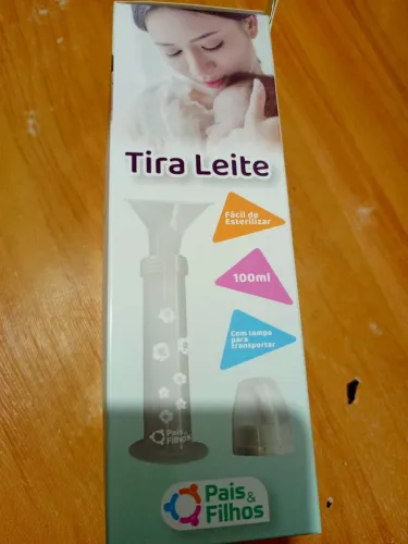 Coletor de leite materno manual 