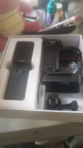 Sjcam c400 pocket camera de ação 4k, 7 horas de autonomia, 2,29 polegadas a prova d'água 