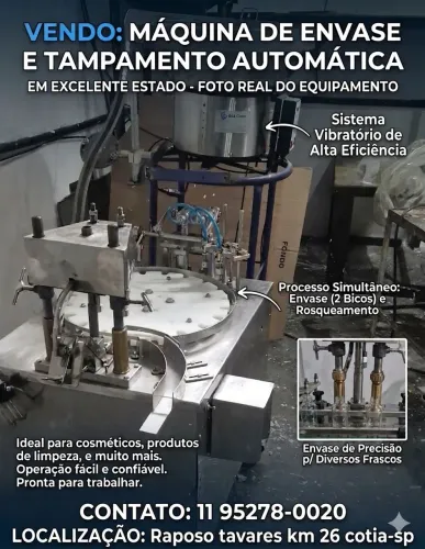 ENVASADORA DE LÍQUIDOS E VISCOSOS