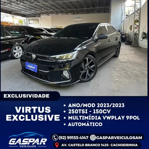 Volkswagen Virtus Exclusive 250tsi 1.4 Flex 16V AUT 2023