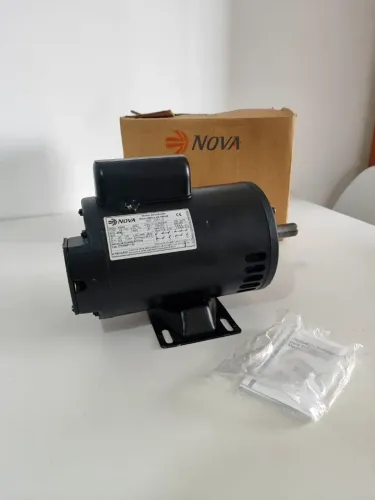 Motor Elétrico 1CV Monofásico Bivolt 110/220V - Novo sem uso