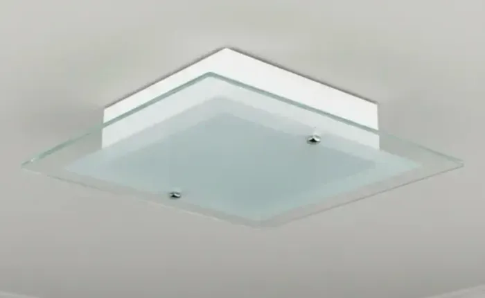 2 Luminárias Sobrepor branca Super Conservada