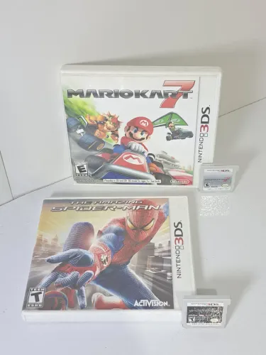 Lote 2 Jogos / 2 Fitas Nintendo 3DS Seminovas Americanas, só jogos Top
