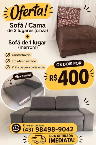 Sofá / Cama 2 lugares