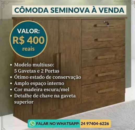 Cômoda seminova