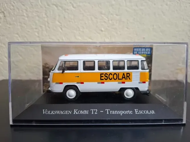 Miniatura Kombi Escolar