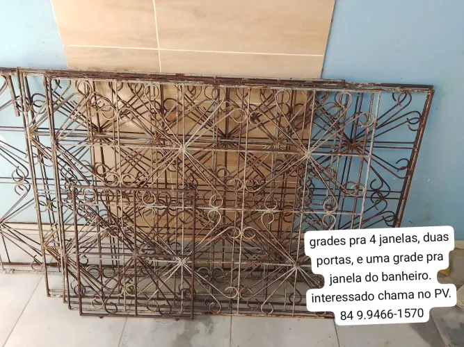 grades pra porta e janelas