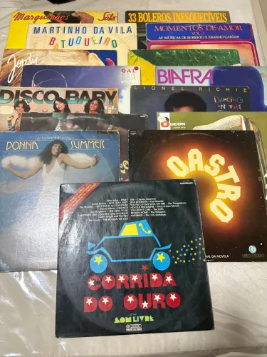 Lote de 15 LP disco vinil Variados