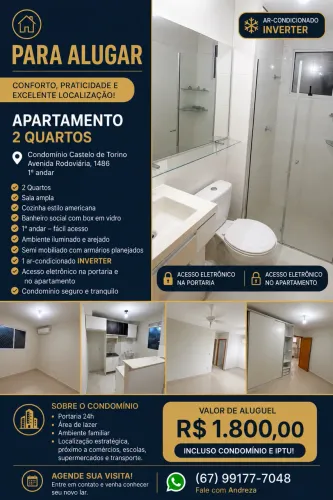2 quartos e 1 banheiro - Apartamento