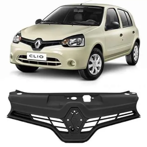 Grade Radiador Clio 2013 2014 2015 2016 Preta