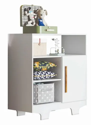 Cômoda Flocos Branco Tigus Frete Grátis