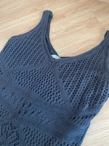 Vestido em tricot Preto - Tamanho Único