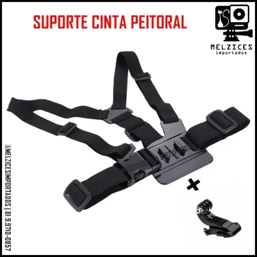 Cinta Peitoral Para GoPro e Similares