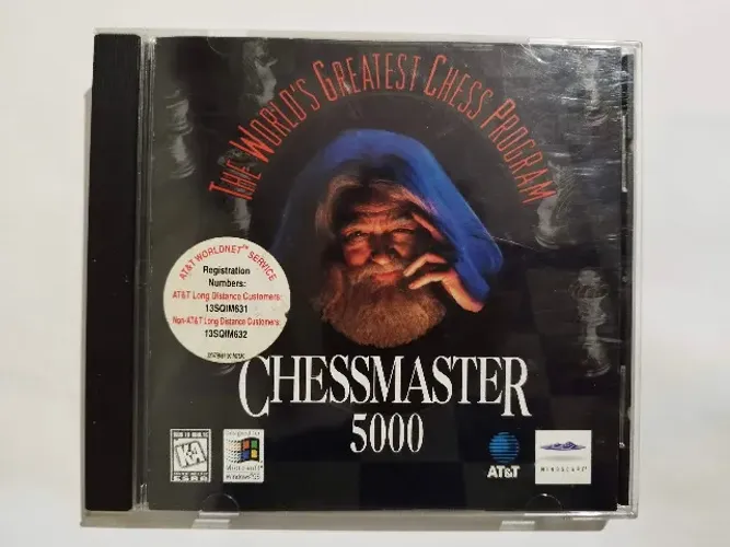 Para Colecionadores - Jogo p/ PC - Chessmaster 5000 - Cd Rom Original - Coleção