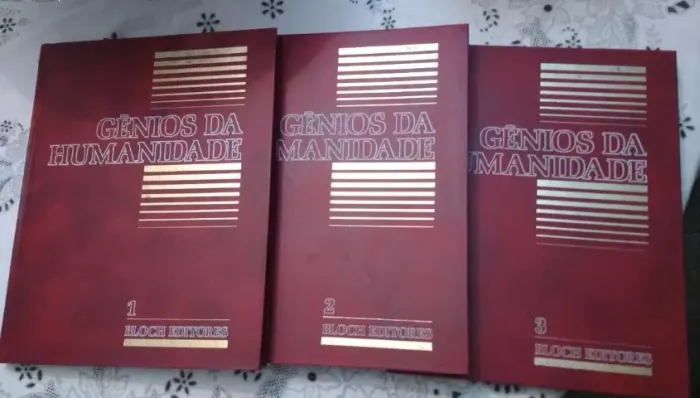 Enciclopédia Gênios Da Humanidade - 3 Volumes