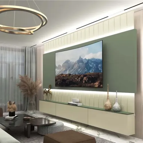 Home Suspenso Oliva Ripado Larg. 2.60m C/LED r544