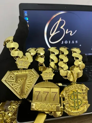CORDÕES 100% MOEDA ANTIGA.(na compra do cordão pingente de brinde )