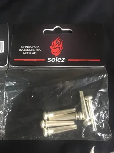 Pinos de aluminio Solez para violão folk