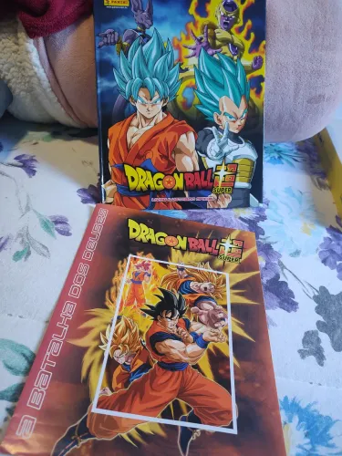Álbum figurinhas Dragon Ball Super autógrafado completo