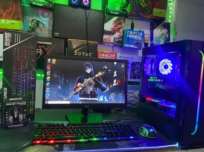 Pc gamer i5 + Monitor teclado e mouse Ideal para jogos e estudos