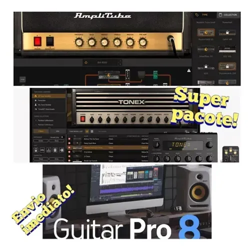 Amplitube 5 Max +tonex Max + Guitar Pro 8 ( 200 Mil Tabs )
