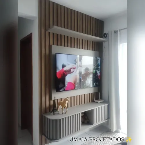 Painel de TV moderno com design exclusivo