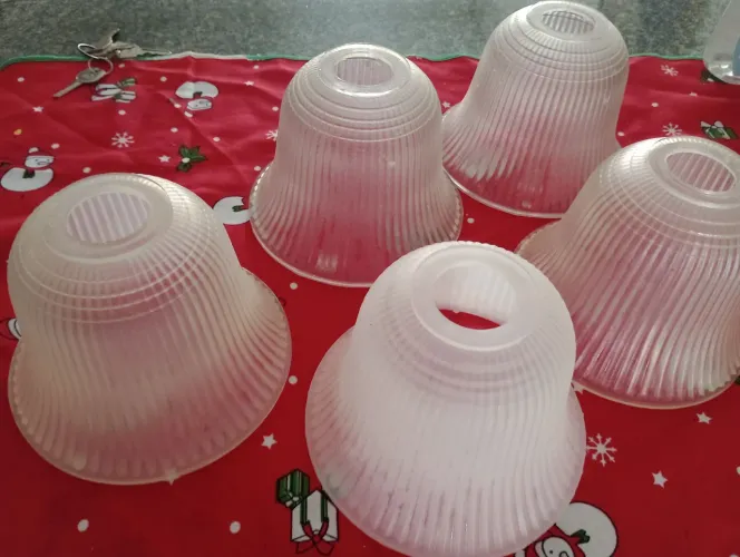 5 Abajur de teto bocao vintage retrô 100,00 tudo