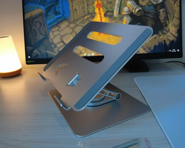 Suporte de Alumínio para Notebook/Monitor