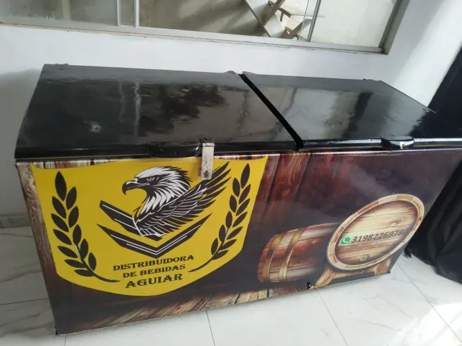 Freezer horizontal metalfrio