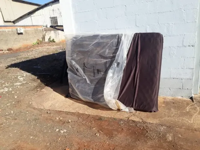 Colchão de casal com capa